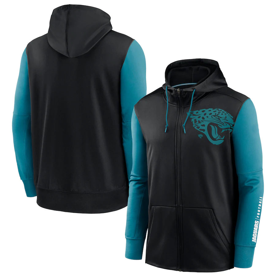 NFL Hoodie Cardigan Zip Sweater Men's NFL Football Suit Hoodie