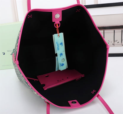 Off White Bag Casual Outdoor Convenient Tote Bag