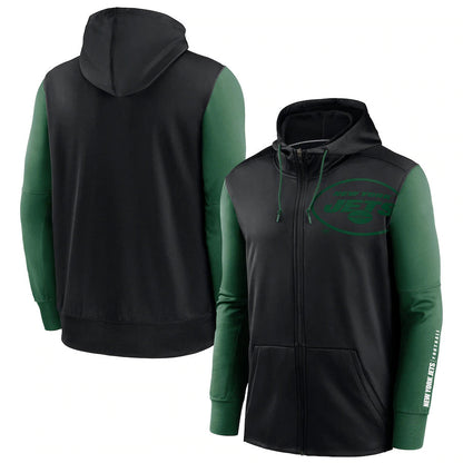 NFL Hoodie Cardigan Zip Sweater Men's NFL Football Suit Hoodie