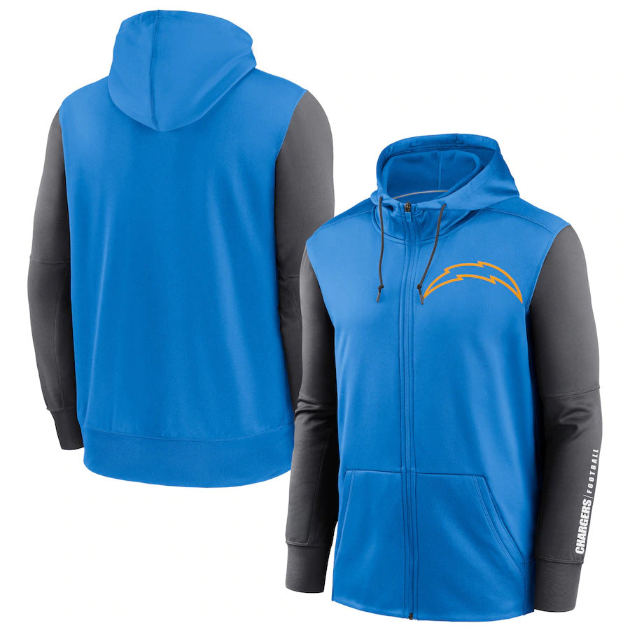 NFL Hoodie Cardigan Zip Sweater Men's NFL Football Suit Hoodie