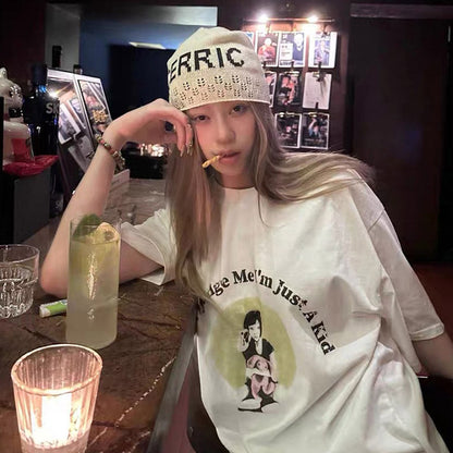 Unisex T-Shirts Vintage Casual Loose T-Shirts