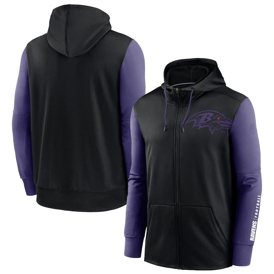 NFL Hoodie Cardigan Zip Sweater Men's NFL Football Suit Hoodie