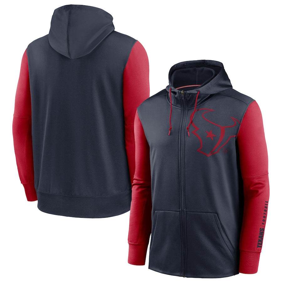 NFL Hoodie Cardigan Zip Sweater Men's NFL Football Suit Hoodie