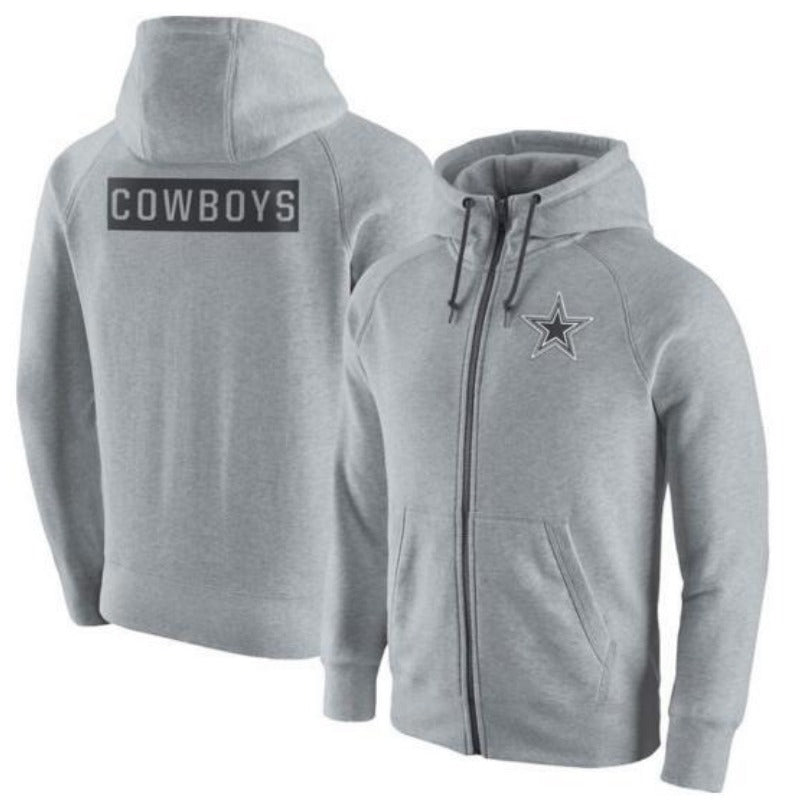 NFL Hoodie Cardigan Zip Hooded Sweater Men's Sports NFL Football