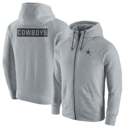 NFL Hoodie Cardigan Zip Hooded Sweater Men's Sports NFL Football