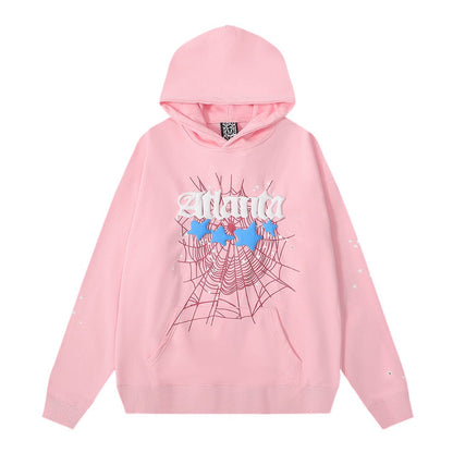 Sp5der Hoodie & Sweatpants 2 Piece Set Spider Web Leisure Sports