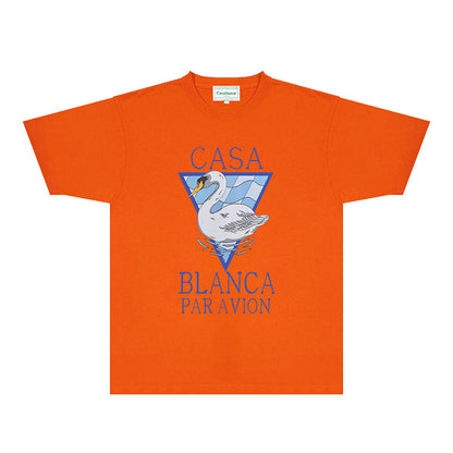 Casablanca T Shirts Fashion Print Street
