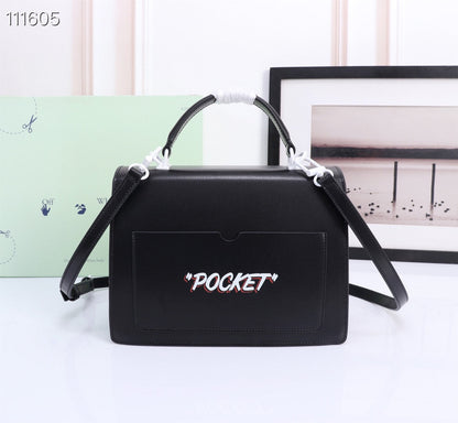 Off White Bag Casual Outdoor Convenient Tote Bag
