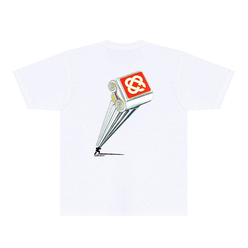 Casablanca T Shirts Fashion Print Street