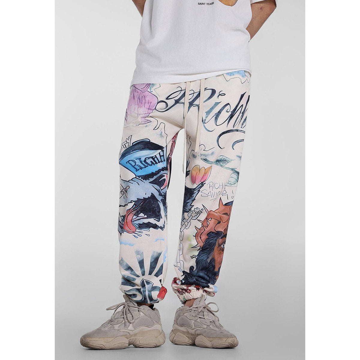 Unisex Pants Saint Michael Fashion Loose Pants