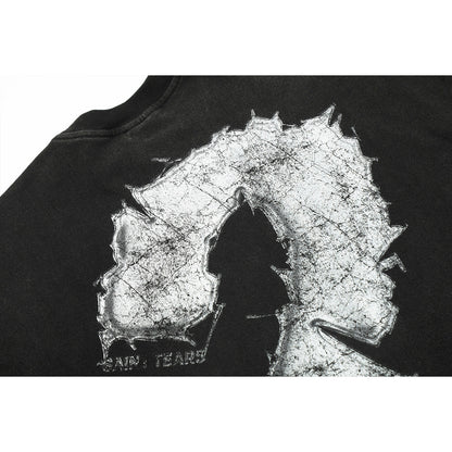 Unisex T-Shirts Saint Michael Vintage Old Loose T-Shirt