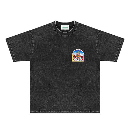 Casablanca Distressed T-Shirt