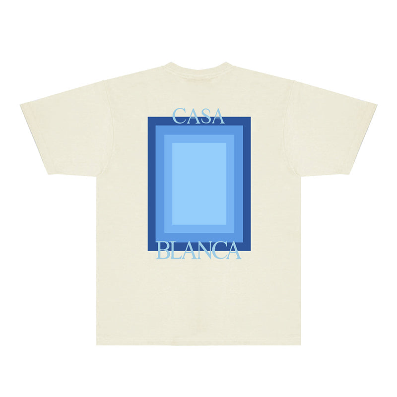 Casablanca T Shirts Fashion Print Street