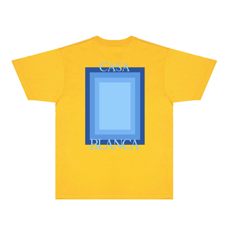 Casablanca T Shirts Fashion Print Street