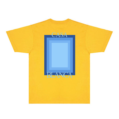 Casablanca T Shirts Fashion Print Street