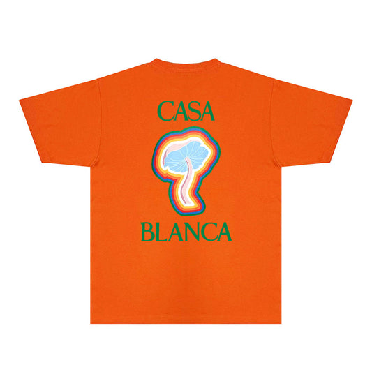 Casablanca T Shirts Fashion Print Street