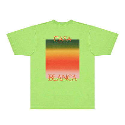 Casablanca T Shirts Fashion Print Street