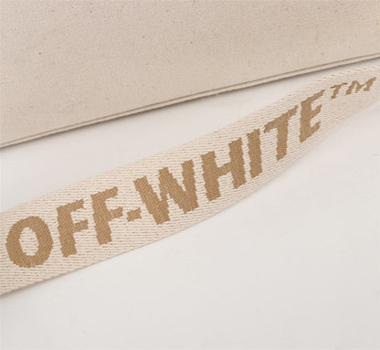 Off White Bag Casual Outdoor Convenient Tote Bag