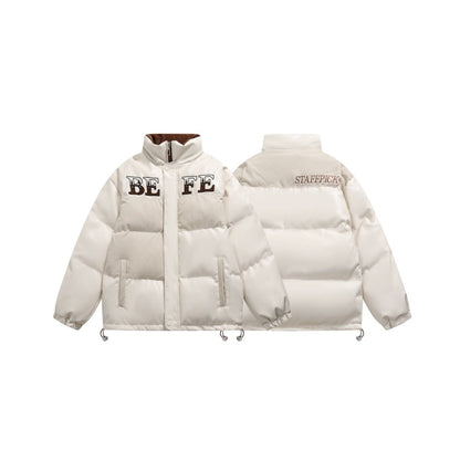 Unisex Coat Unisex Thickened Warm-Keeping Cotton Clothing