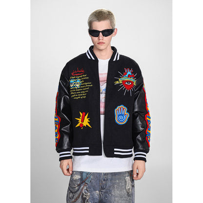Unisex Baseball Jersey Saint Michael Baseball Jacket