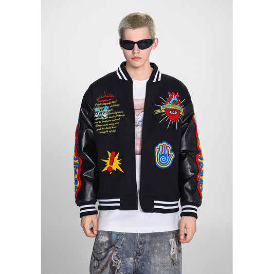 Unisex Baseball Jersey Saint Michael Baseball Jacket