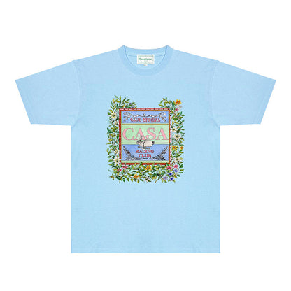 Casablanca T Shirts Fashion Print Street