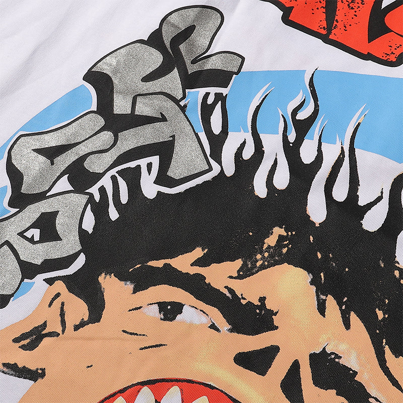Hellstar T Shirts Retro abstract print