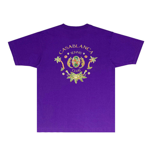 Casablanca T Shirts Fashion Print Street