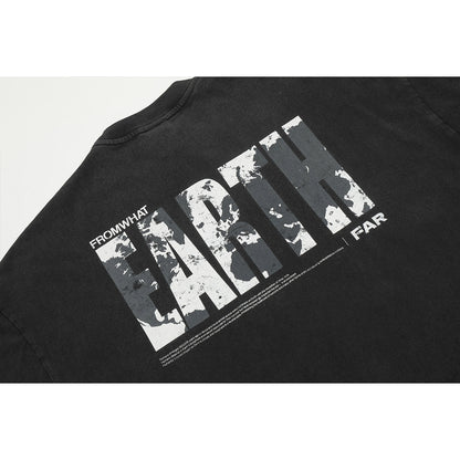 Unisex T-Shirts FAR. ARCHIVE EARTH VINTAGE Distressed Loose T-shirt