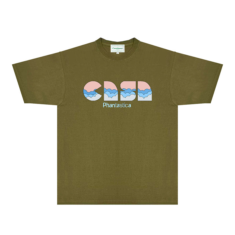 Casablanca T Shirts Fashion Print Street