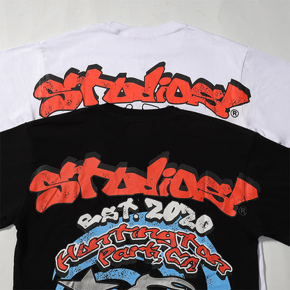 Hellstar T Shirts Retro abstract print