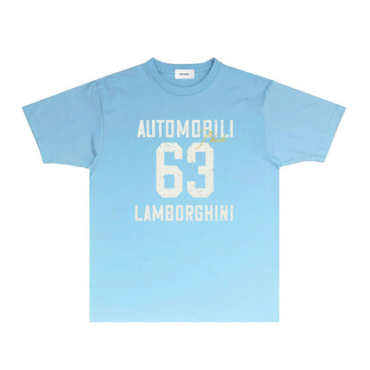 Rhude T Shirts Printed Trendy Pure Cotton