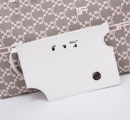 Off White Bag Casual Outdoor Convenient Tote Bag