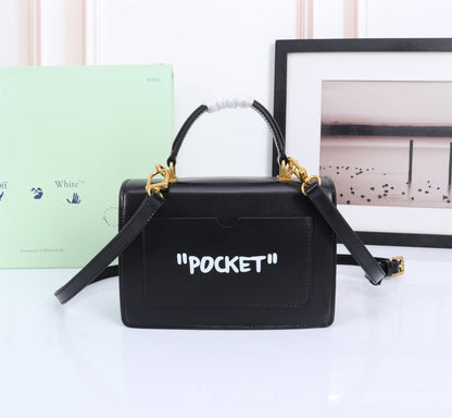 Off White Bag Casual Outdoor Convenient Tote Bag
