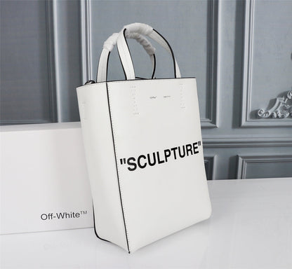 Off White Bag Casual Outdoor Convenient Tote Bag