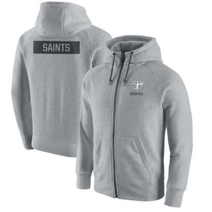 NFL Hoodie Cardigan Zip Hooded Sweater Men's Sports NFL Football