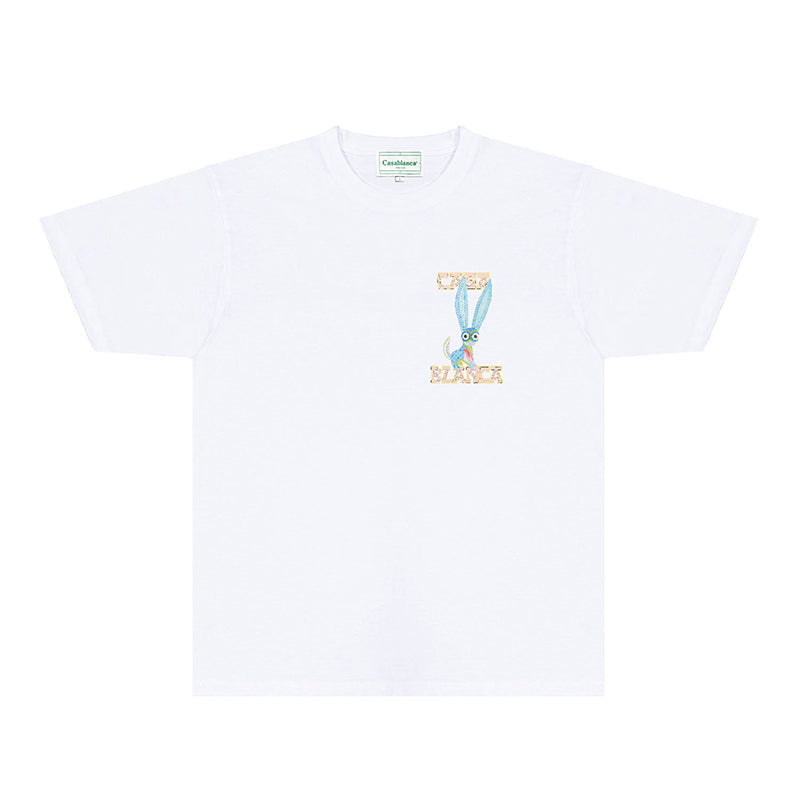 Casablanca T Shirts Fashion Print Street