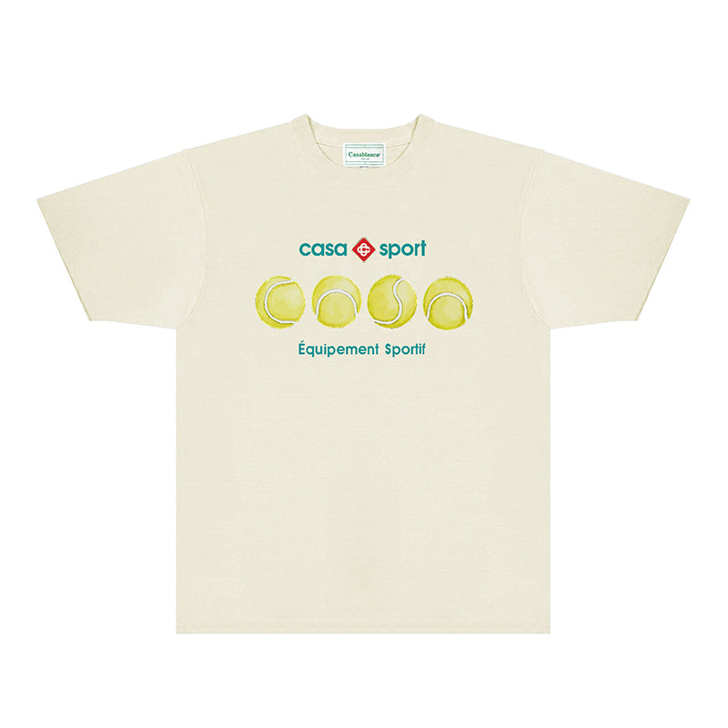 Casablanca T Shirts Fashion Print Street