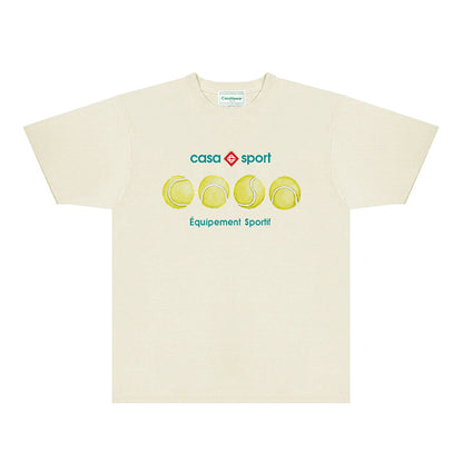 Casablanca T Shirts Fashion Print Street
