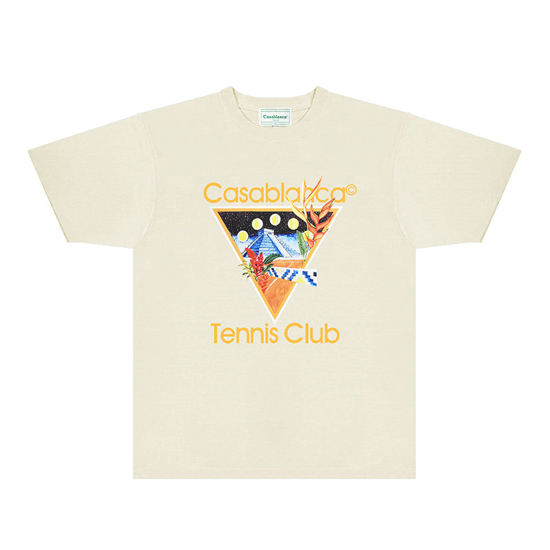 Casablanca T Shirts Fashion Print Street