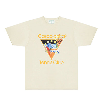 Casablanca T Shirts Fashion Print Street