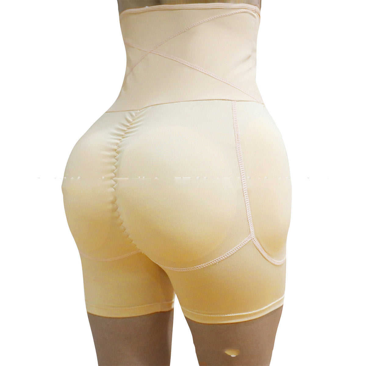 Plus-Sized Three Breasted High Waist Hip Shaping Underwear