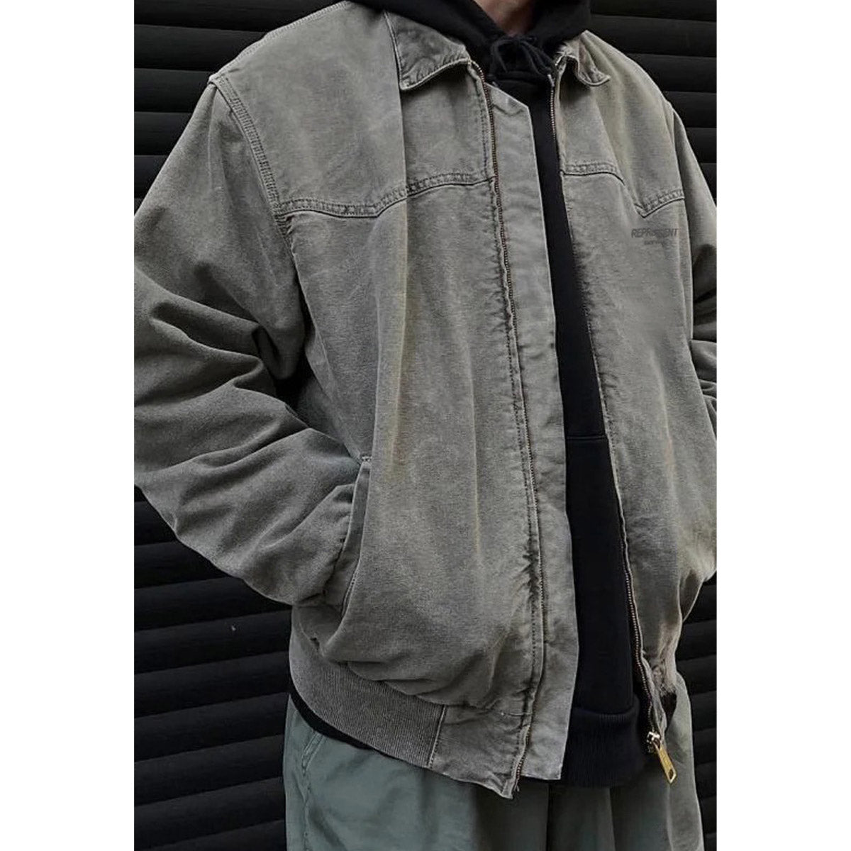 Unisex Denim Jacket REPRESENT Deerskin Vintage Jacket