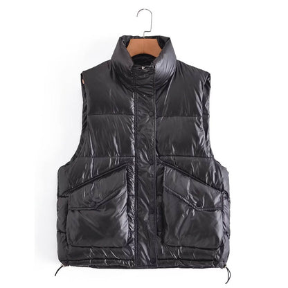 Women Cotton Coat Fashion Casual Versatile Vest