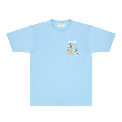 Casablanca T Shirts Fashion Print Street