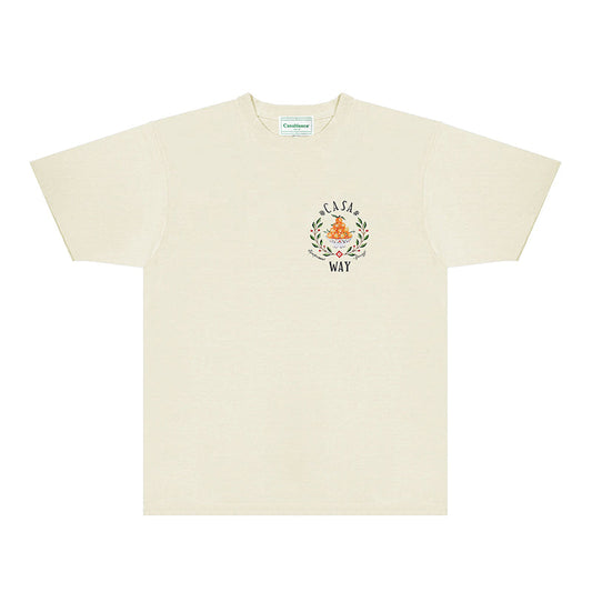 Casablanca T Shirts Fashion Print Street