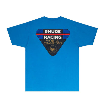 Rhude T Shirts Printed Trendy Pure Cotton