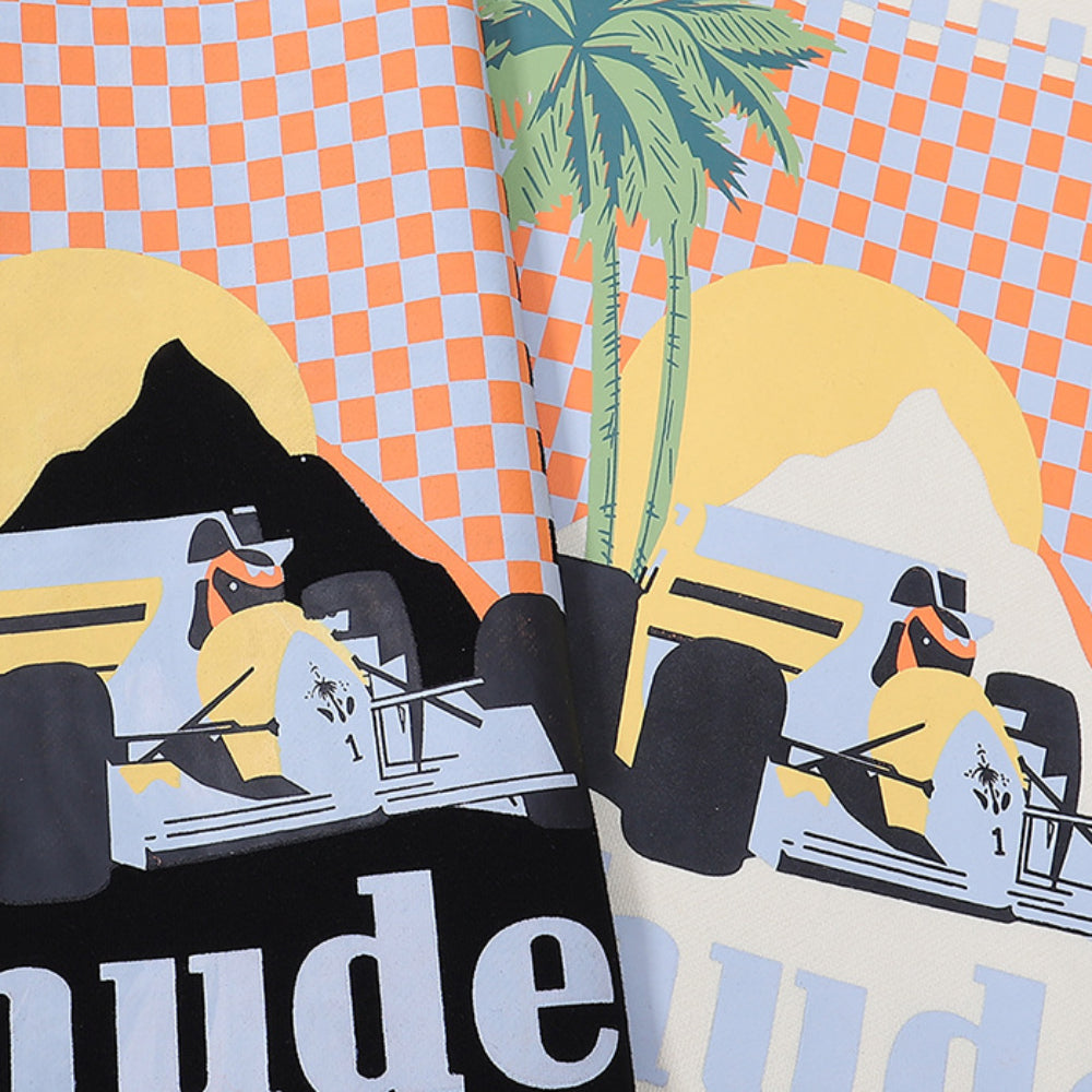 Rhude Hoodie Formula Racing Printed Hooded Sweater Jacket