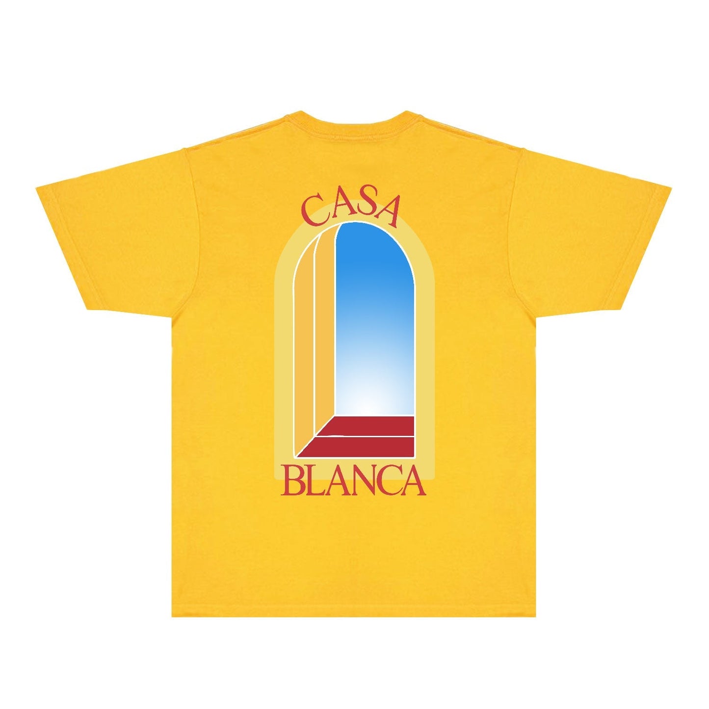 Casablanca T Shirts Fashion Print Street