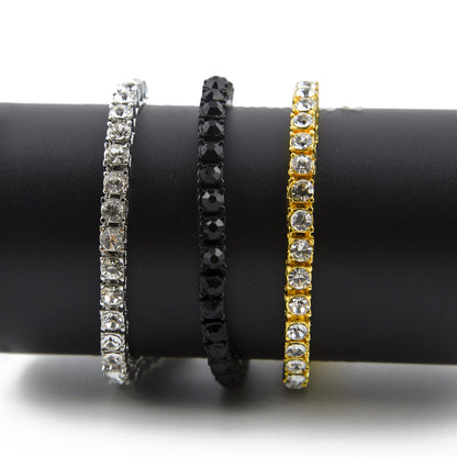 Bracelet Hip Hop Accessories Full Rhinestone 5mm Tennis Chain Royalty Spectrum